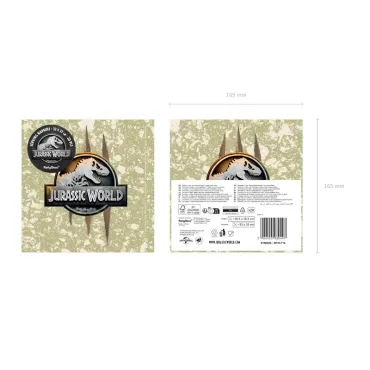 Serviettes - Jurassic World - 33x33 cm
