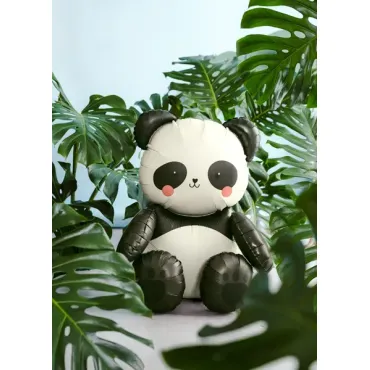 Ballon aluminium - Panda - 68x72 cm