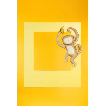 Ballon aluminium - Singe - 51x88 cm
