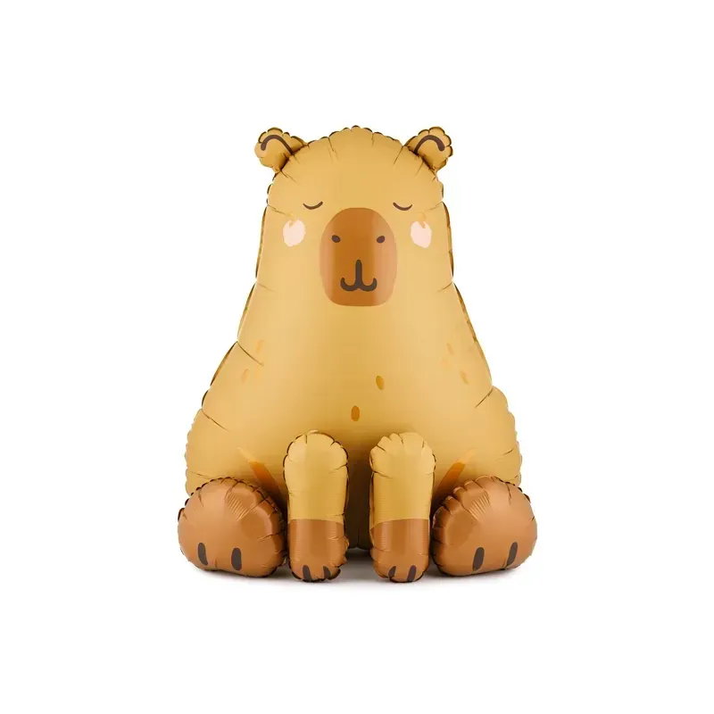 Ballon aluminium - Capybara - 63x80 cm