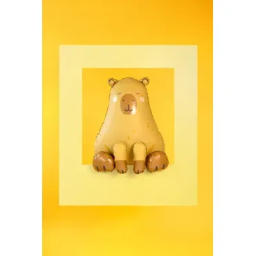 Ballon aluminium - Capybara - 63x80 cm