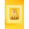 Ballon aluminium - Capybara - 63x80 cm