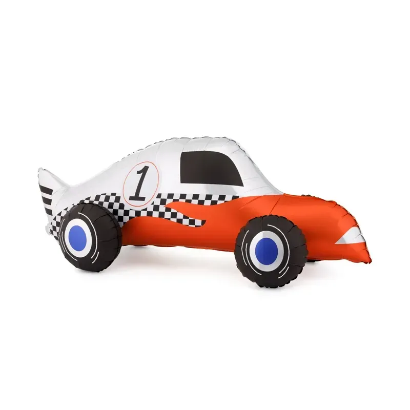 Ballon aluminium - Voiture de course - 90x34 cm