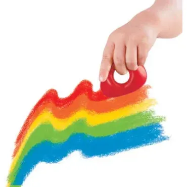 Crayons à dessin arc-en-ciel