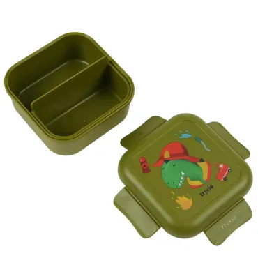 Boîtes à goûter avec clips - Fireman Mr. Dino