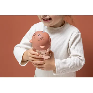 Gobelet avec paille - Mrs. Cat