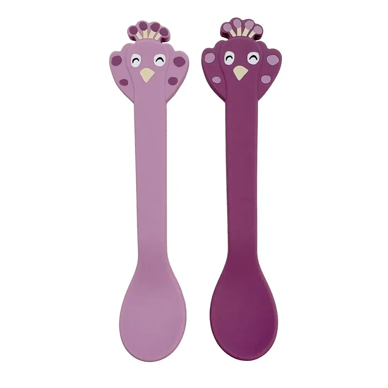 Cuillère silicone 2-pack - Mrs. Peacock