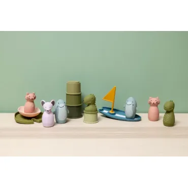 Jouets de bain aspergeur - Mrs. Cat & Mrs. Mouse