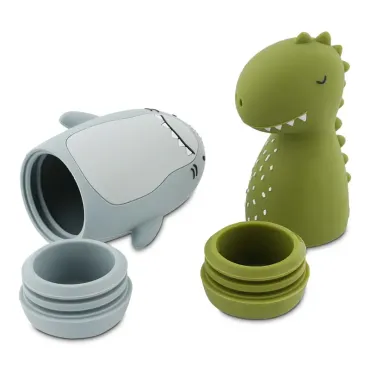 Jouets de bain aspergeur - Mr. Shark & Mr. Dino