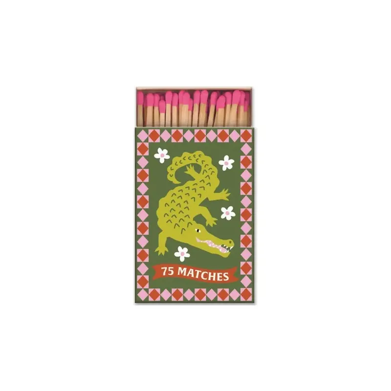 Boite d'allumettes Adopo Crocodile - 75 Allumettes