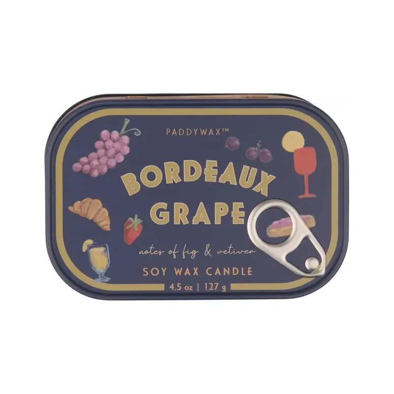 Bougie in a tin - Bistro - Grappe de Bordeaux - 127g