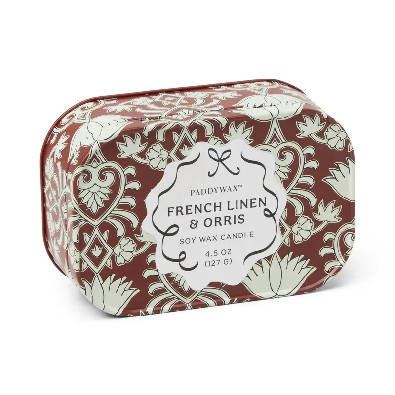 Bougie in a tin - Chérie - Lin Français & Iris - 127g