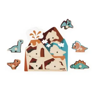 Puzzle Sonore Dino 5 pièces
