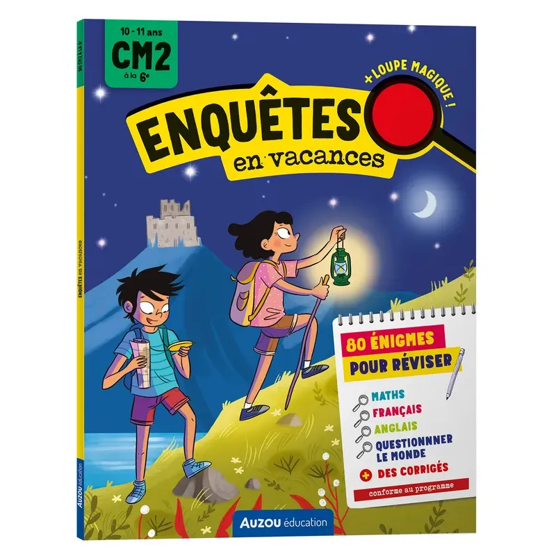 Enquêtes en vacances - Du CM2 à la 6e - 2026