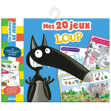 Ma pochette de jeux - Mes 20 jeux loup