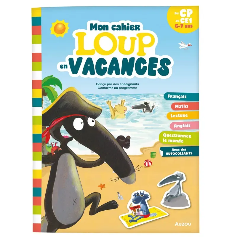 Mon cahier loup en vacances - Du CP au CE1 - 2026