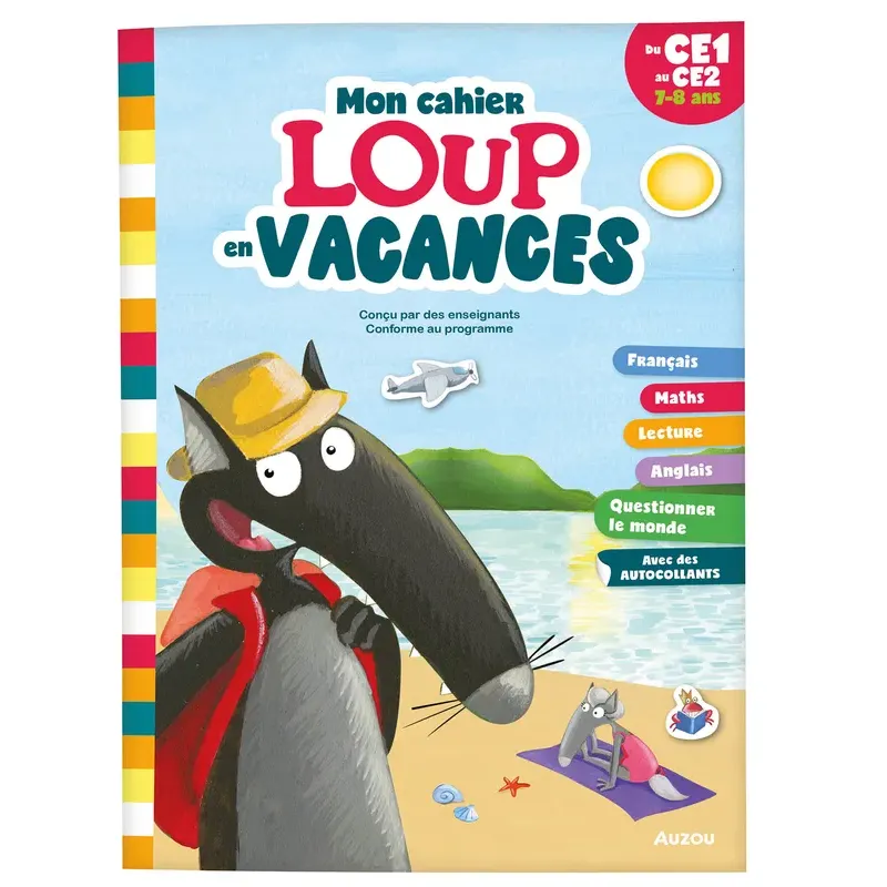 Mon cahier loup en vacances - Du CE1 au CE2 - 2026