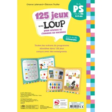 125 jeux avec loup - De la PS vers la MS - 2026