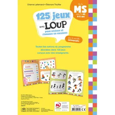 125 jeux avec loup - De la MS vers la GS - 2026