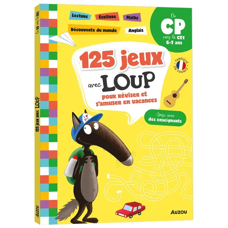125 jeux avec loup - Du CP vers le CE1 - 2026