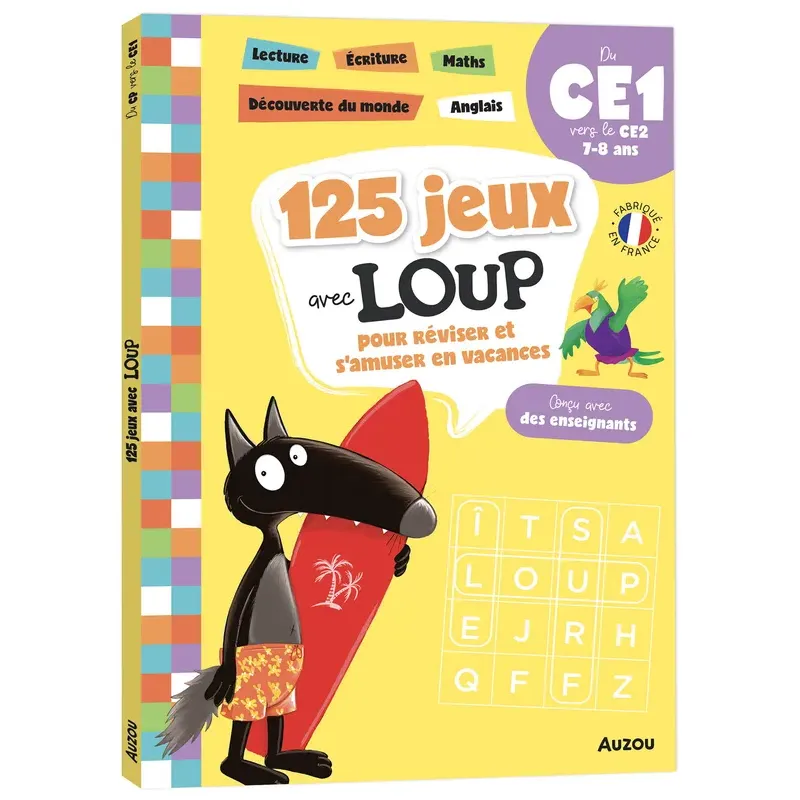 125 jeux avec loup - Du CE1 vers le CE2 - 2026