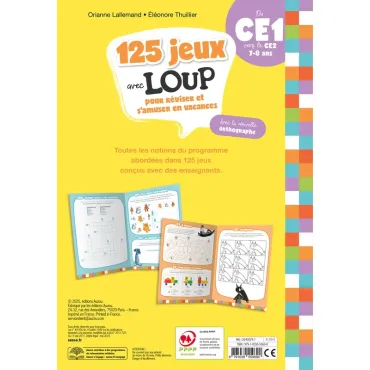 125 jeux avec loup - Du CE1 vers le CE2 - 2026