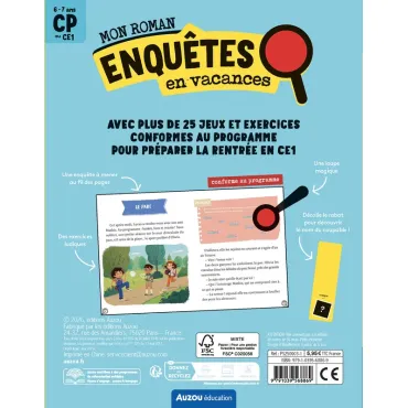 Mon roman enquêtes en vacances CP - Panique au refuge