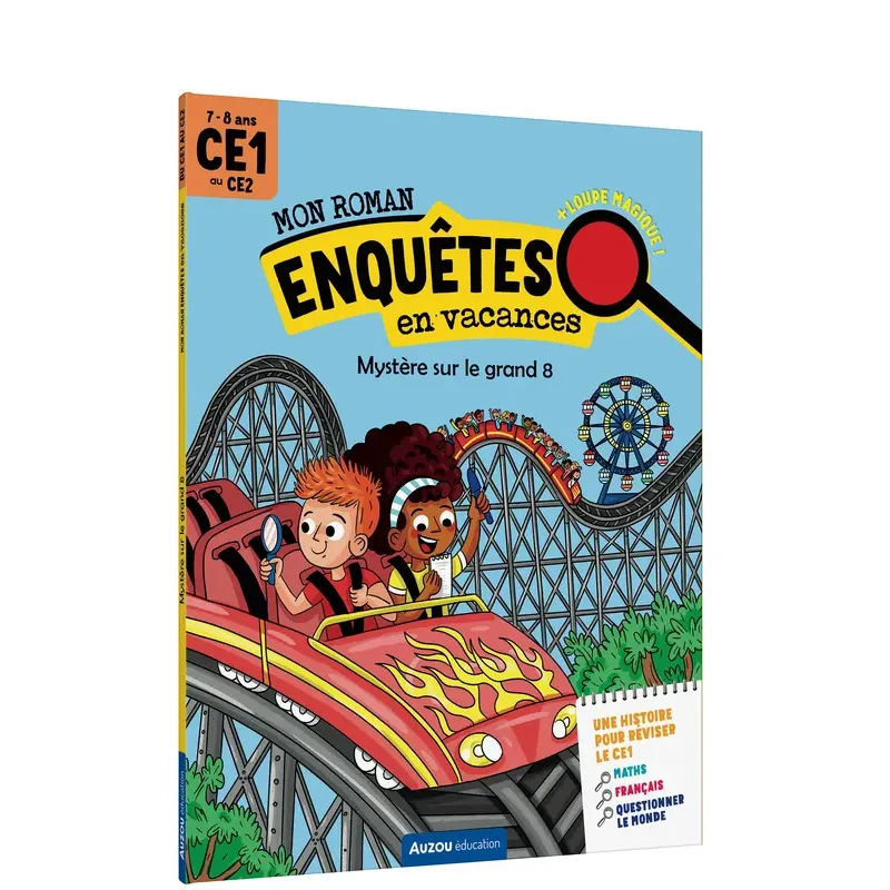 Mon roman enquêtes en vacances CE1 - Mystère sur le grand 8