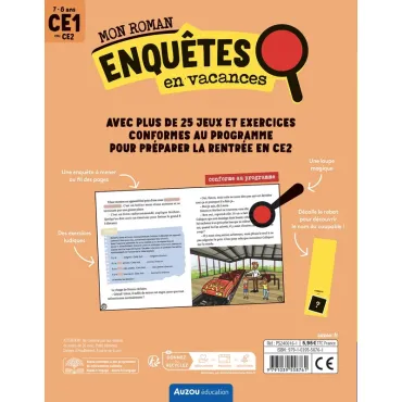 Mon roman enquêtes en vacances CE1 - Mystère sur le grand 8