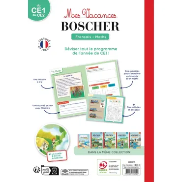 Mes vacances boscher - Du CE1 au CE2 - 2026