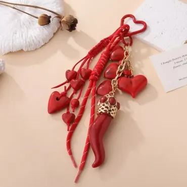 Bijoux de sac Amara - Rouge