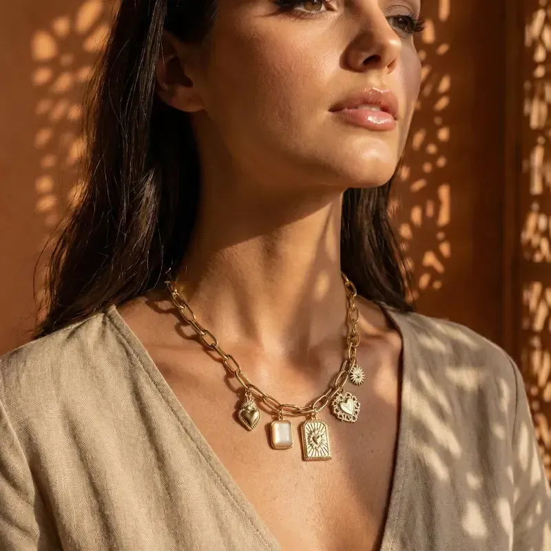 Collier Mathilda - Beige