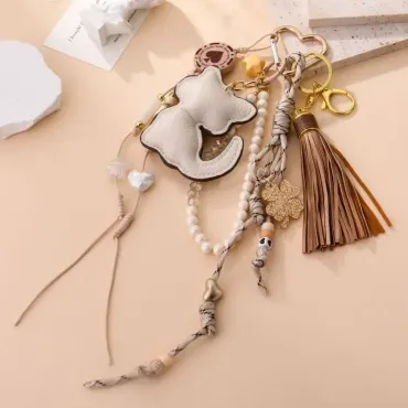 Bijoux de sac Emilia - Beige