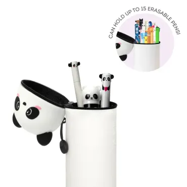 Trousse en Silicone Souple 2-en-1 - Panda