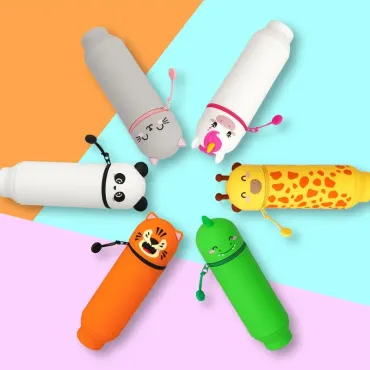 Trousse en Silicone Souple 2-en-1 - Panda
