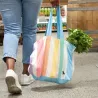 Tote bag - Vagues Arc-en-ciel