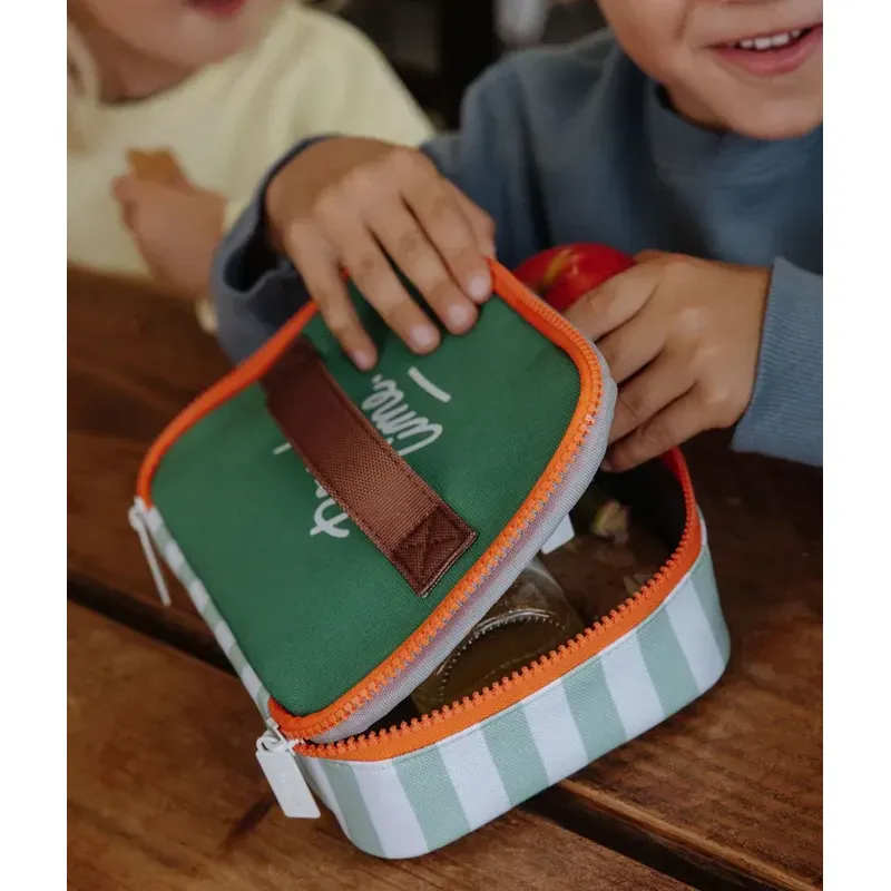 Sac goûter - Green Stripes