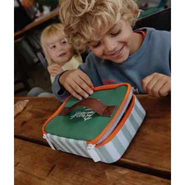 Sac goûter - Green Stripes