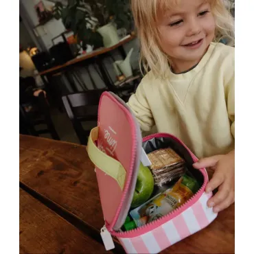 Sac goûter - Pink Stripes