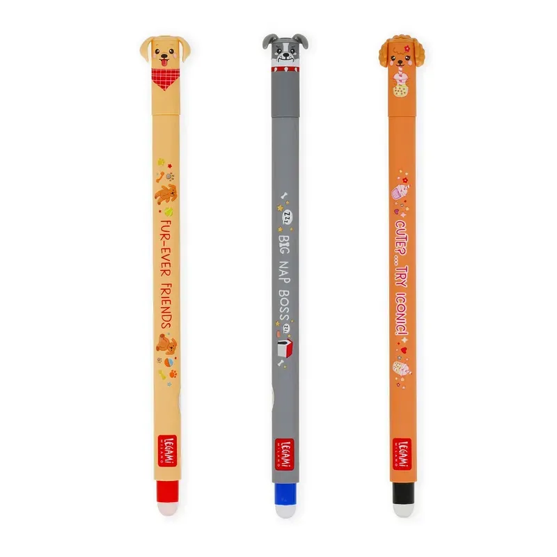 Set de 3 Stylos Effaçables - Fur-ever Friends