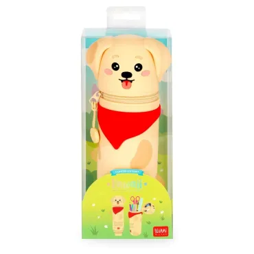 Trousse 2 en 1 en Silicone Golden « Fur-ever Friends » - Kawaii