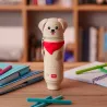 Trousse 2 en 1 en Silicone Golden « Fur-ever Friends » - Kawaii