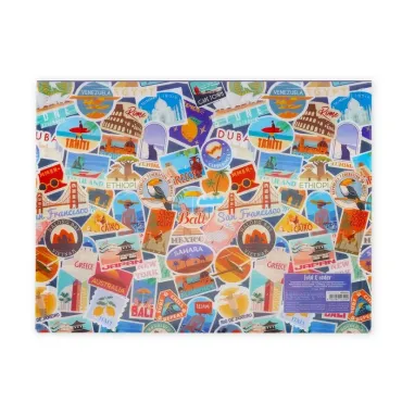 Petit Porte-documents - Travel Stickers