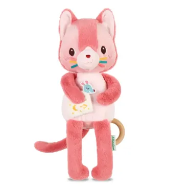 Peluche musicale phosphorescente Jeanne le chat