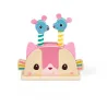 Jouet pop-up en bois Jeanne le chat