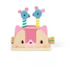 Jouet pop-up en bois Jeanne le chat