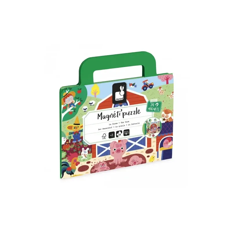 Magnéti'puzzle Ferme 24 pièces