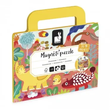 Magnéti'puzzle Dino 24 pièces