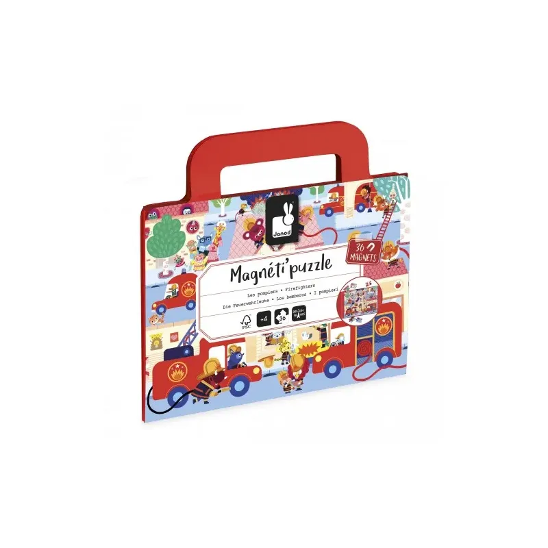 Magnéti'puzzle Pompiers 36 pièces