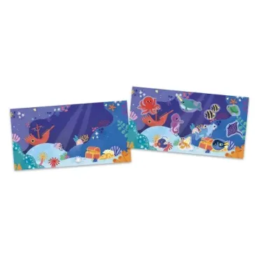Coffret Créatif Stickers Epais Repositionnables La Mer - 18 mois